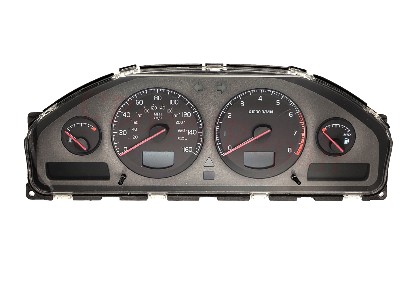 2002-2007 Volvo V70 Instrument Gauge Cluster DIM Repair - cboardrepair