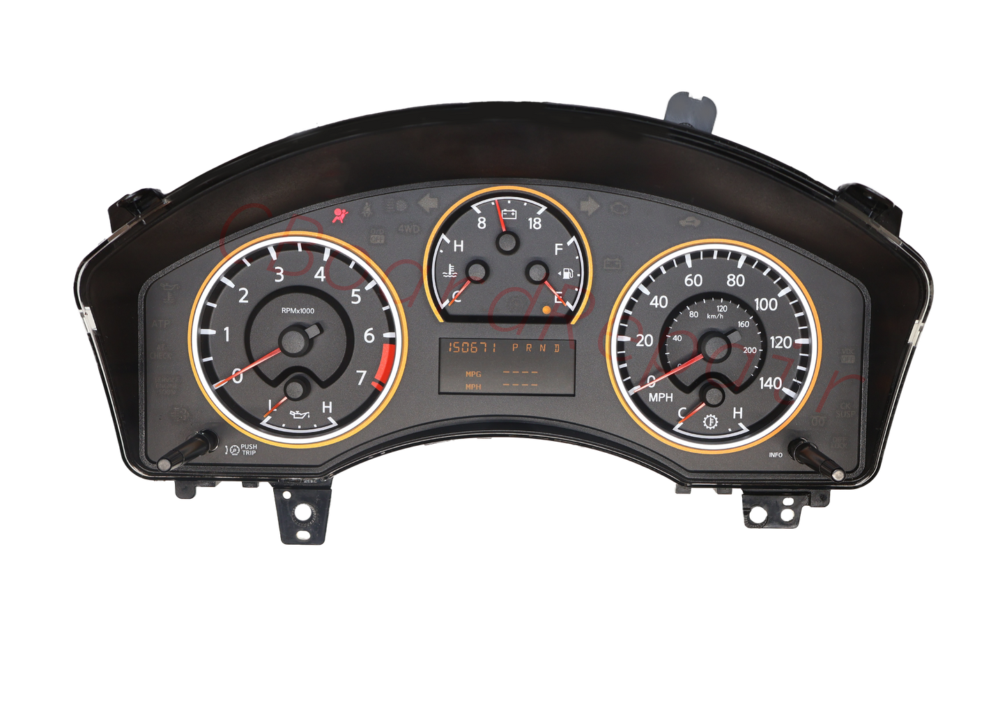 2008 - 2015 Nissan Titan Instrument Cluster Repair