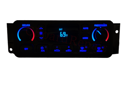 1997-2004 Chevy Corvette C5 Climate Control Display Repair With Leds - cboardrepair