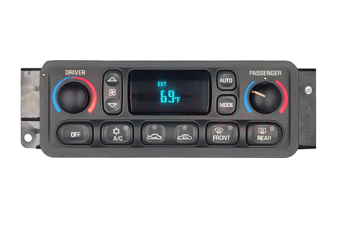 1997-2004 Chevy Corvette C5 Climate Control Display Repair With Leds - cboardrepair