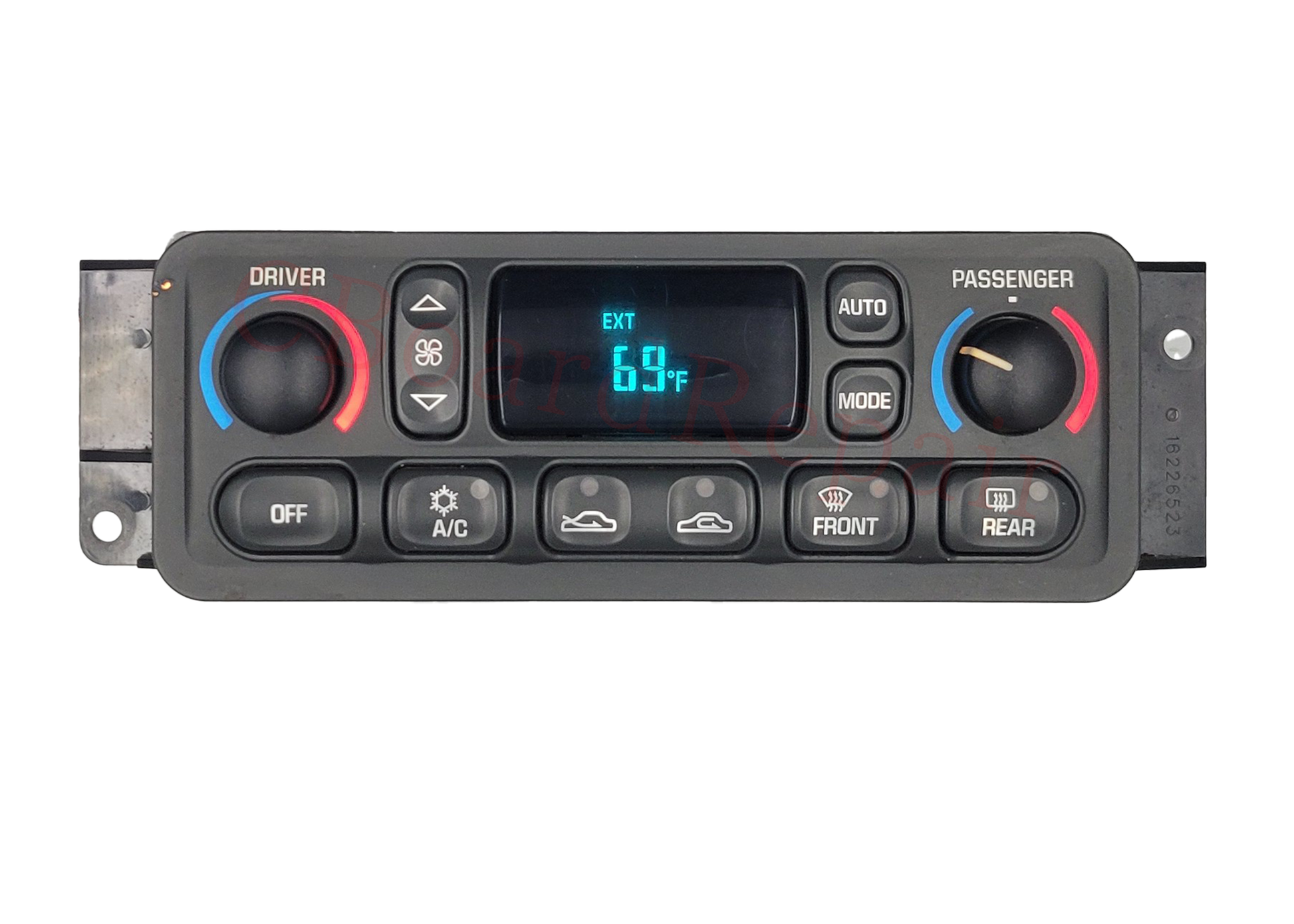1997-2004 Chevy Corvette C5 Climate Control Display Repair With Leds - cboardrepair
